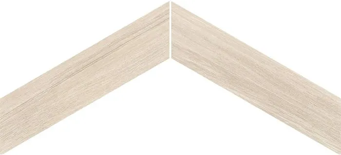 Sleekwood Chevron White 11x54